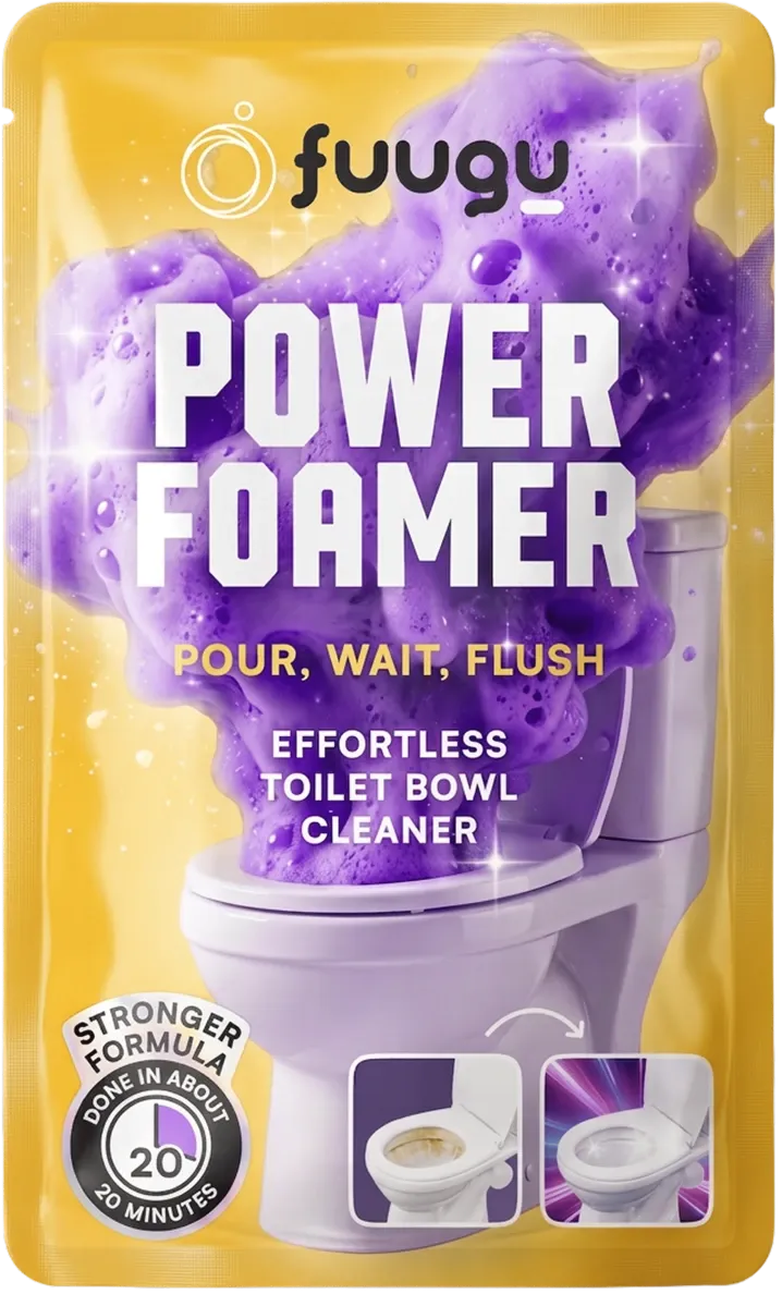 Fuugu Foaming Toilet Bowl Cleaner Power Foamer Sachet Official Pack