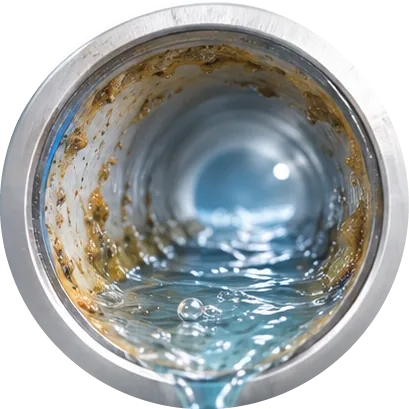 Early buildup inside pipe