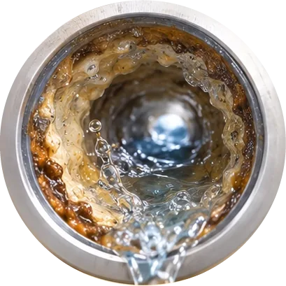 Restricted drain pipe