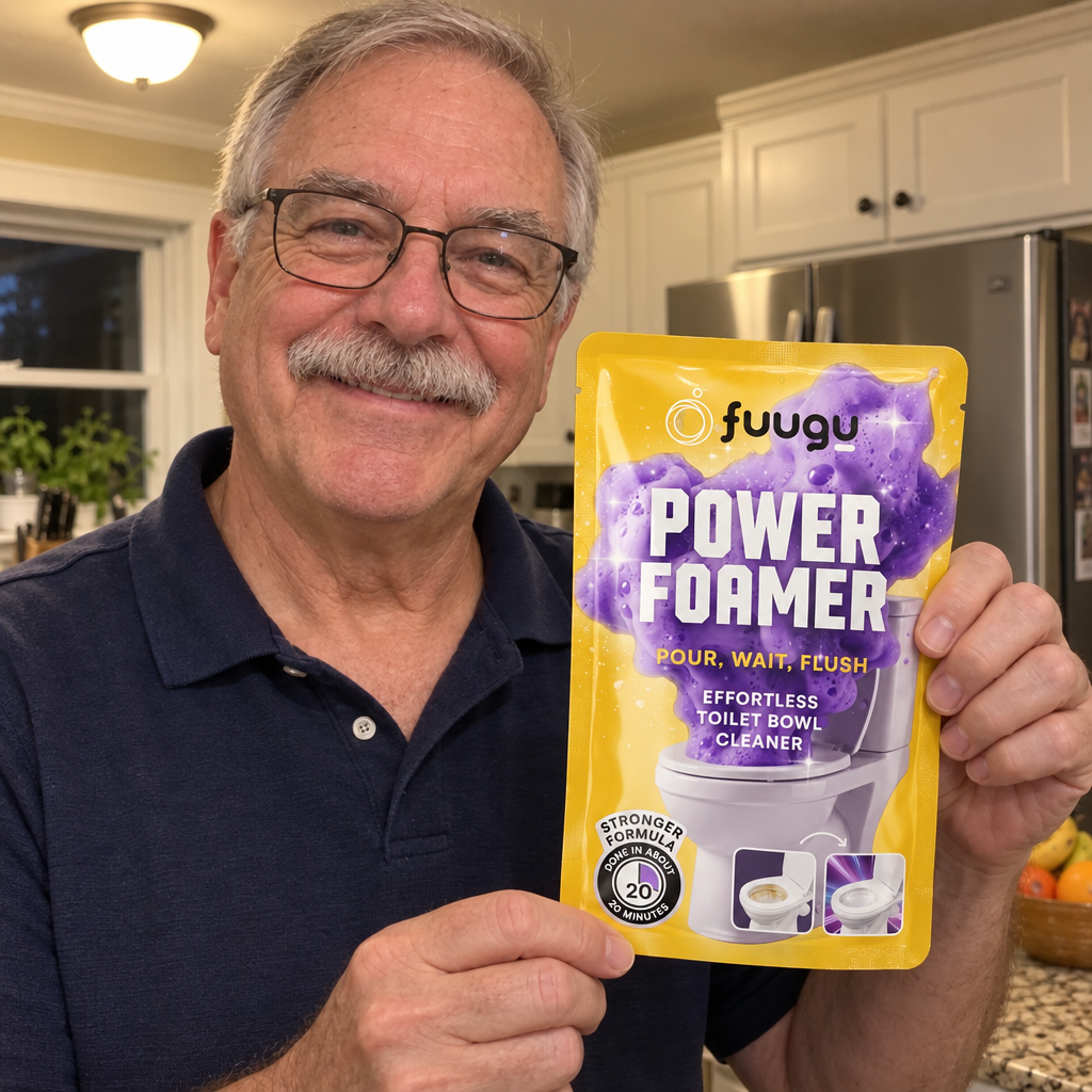 Gary Mendoza holding a Fuugu pouch