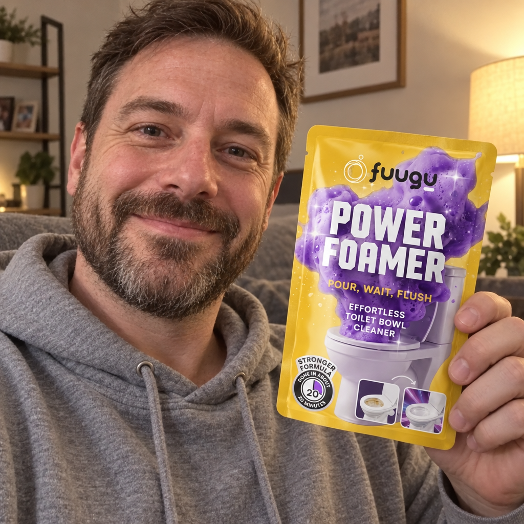 Brian Kessler holding a Fuugu pouch